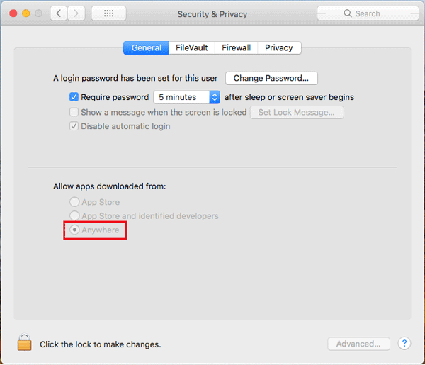 Mac Security Allow Apps Downloaded From Anywhere