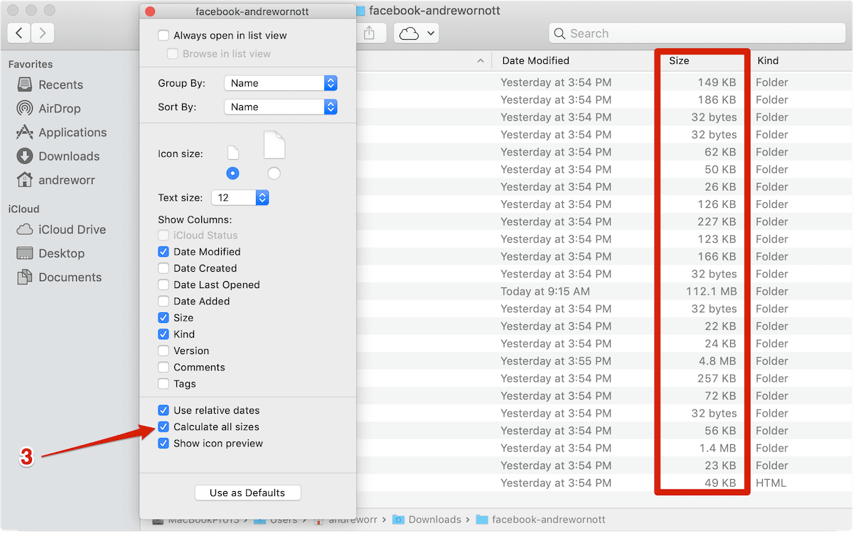 Folder Size App Mac